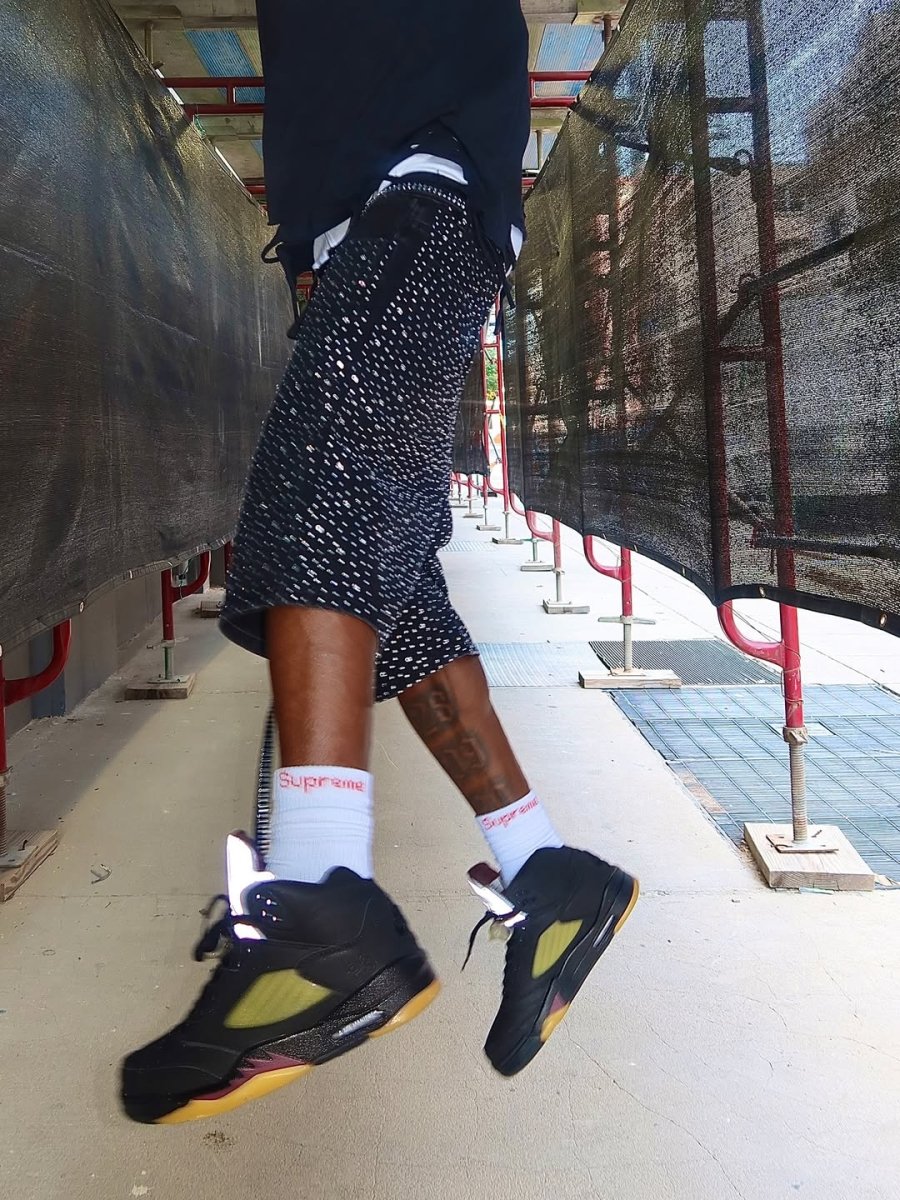 Starry Full Rhinestone Belt Denim Shorts - Thrashink