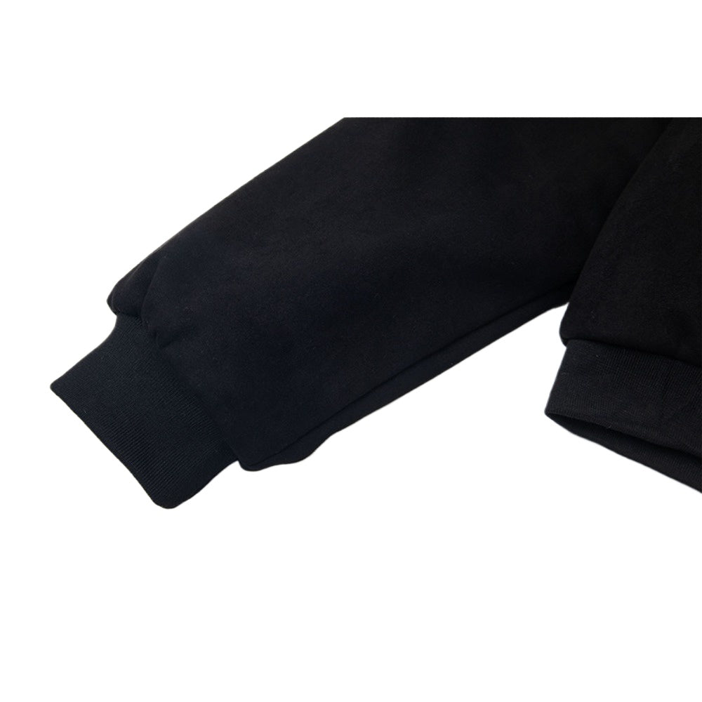 1967 Star Rhinestone Faux Fur Hooded Jacket - Thrashink