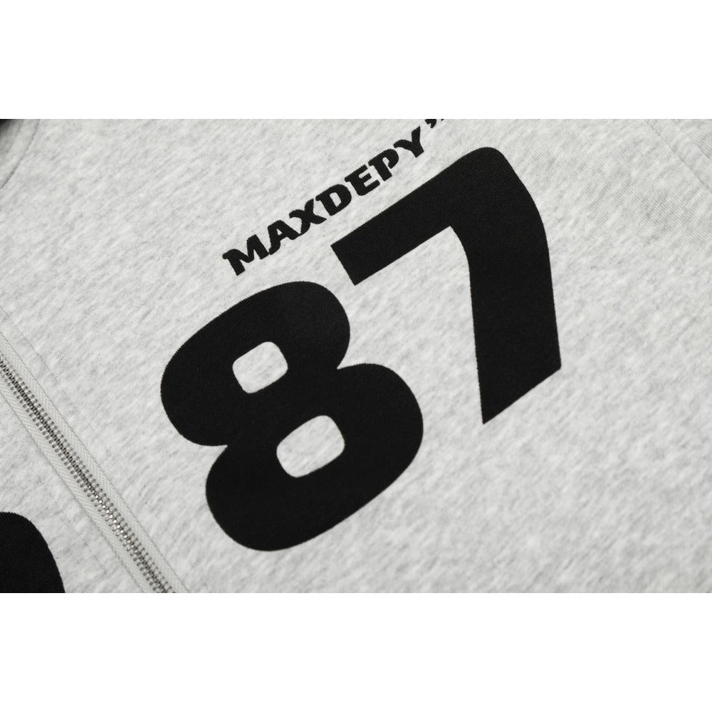 1987 Retro Three - Bar Patch Hoodies - Thrashink