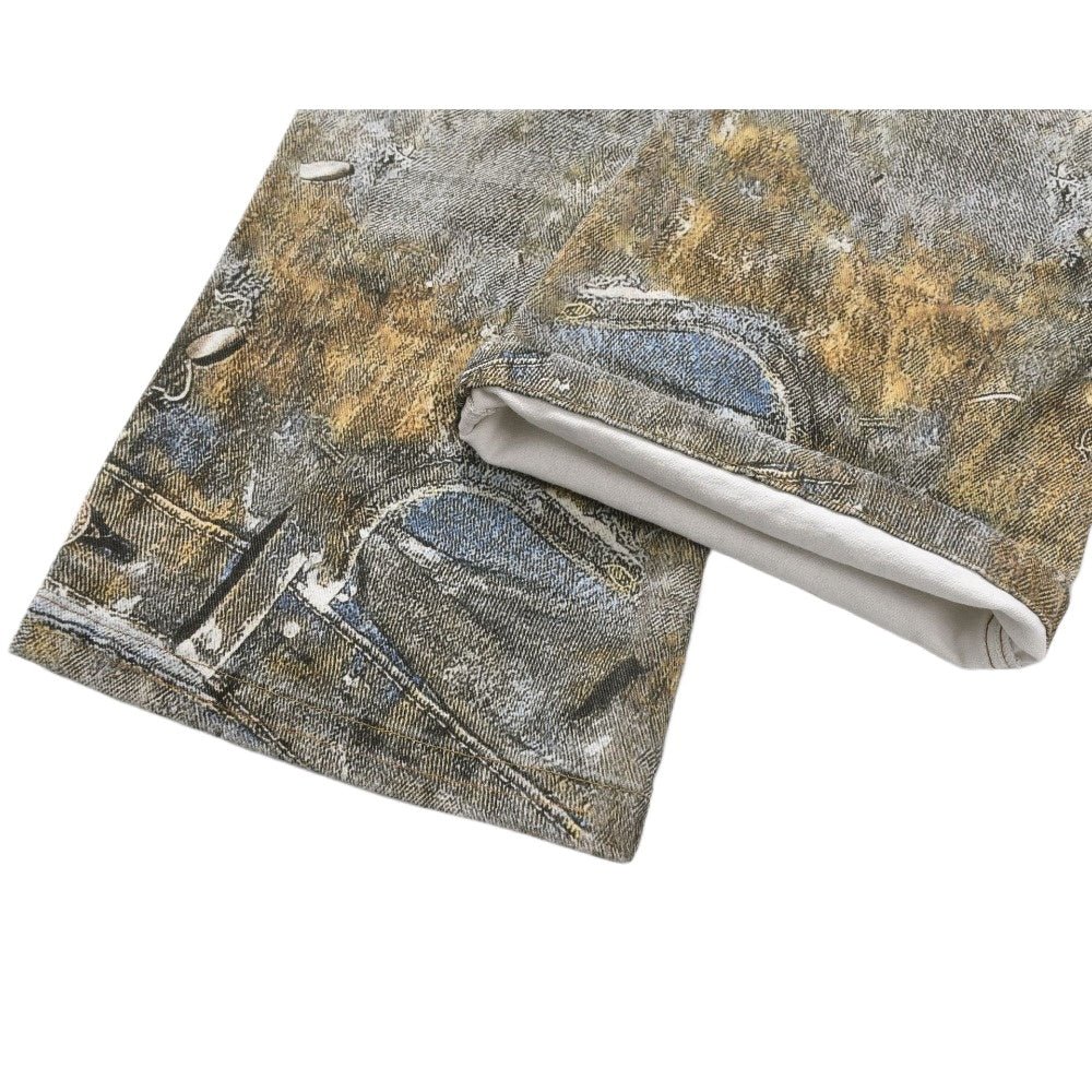 3D Printed Jewelry Chain Denim Jeans - Thrashink