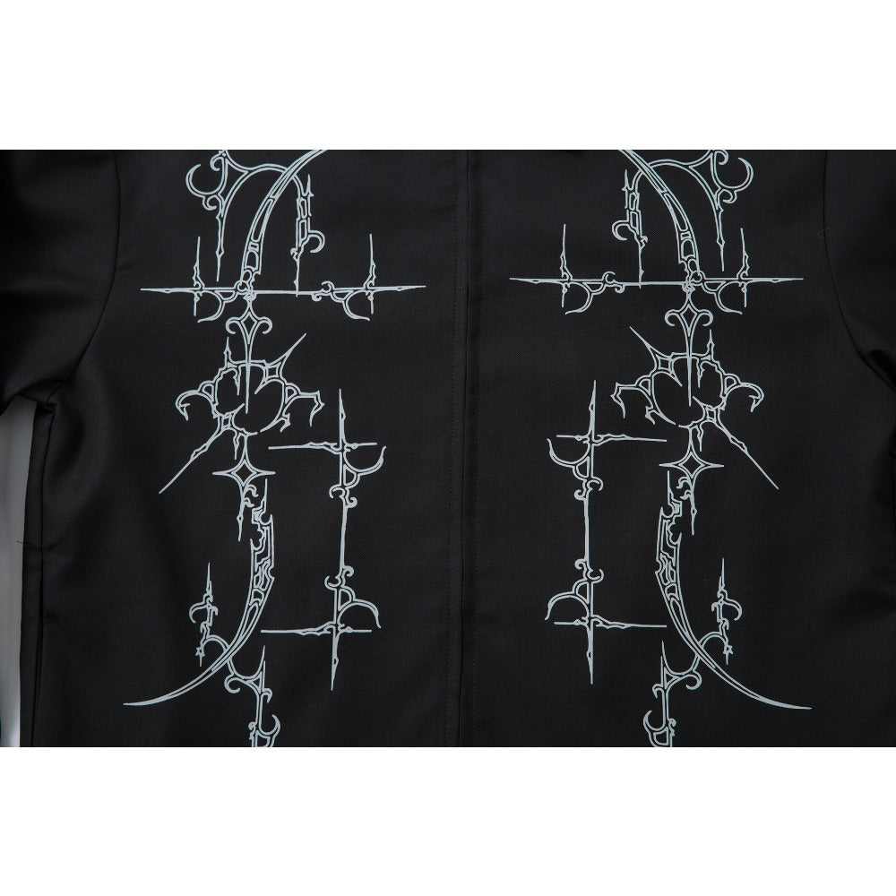 Thorn Gothic Style Harrington Jacket