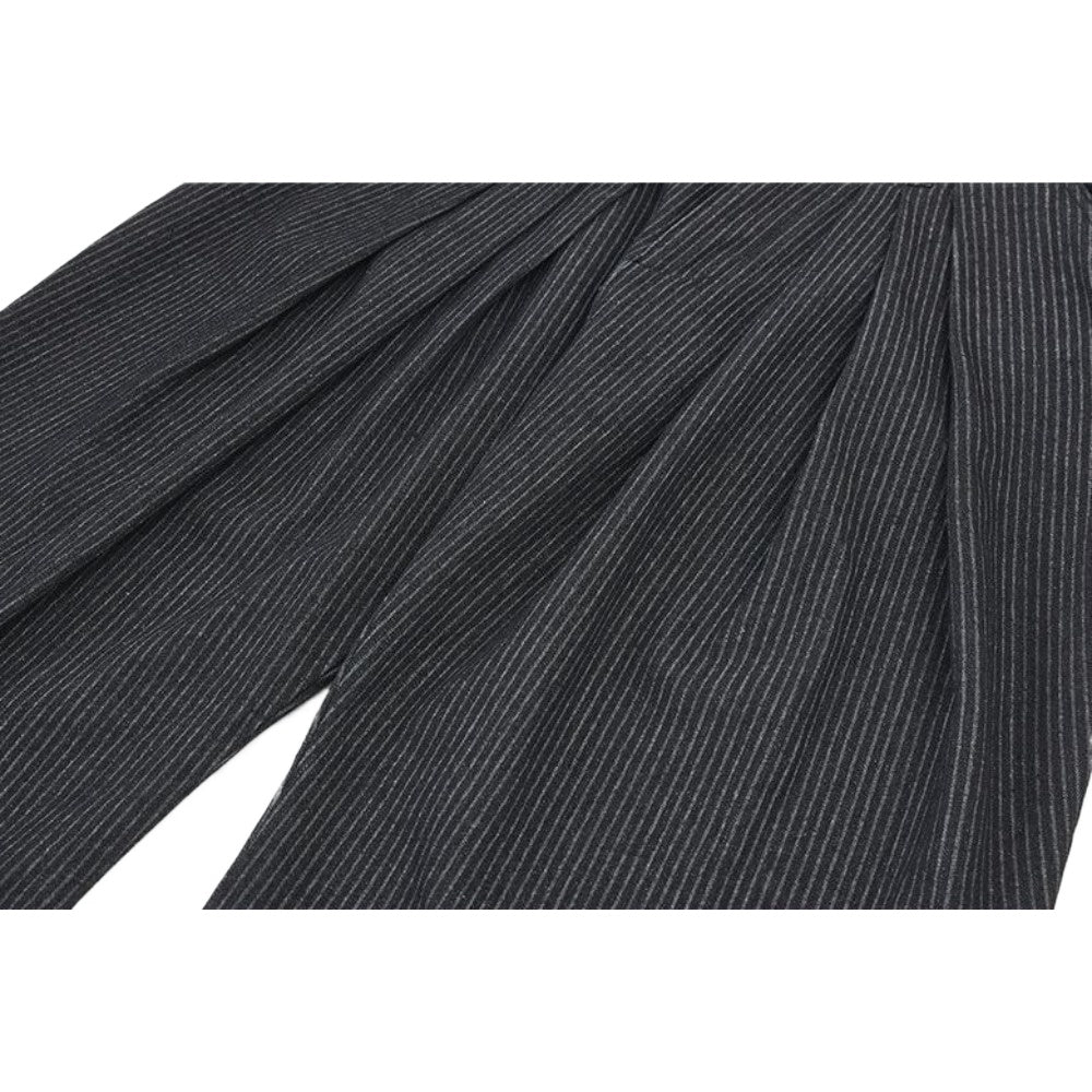 Striped Wide-leg Casual Jeans