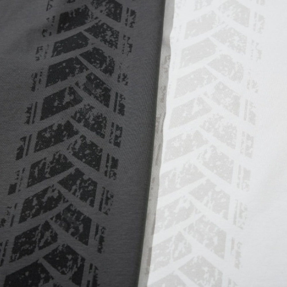 77 Number Tire Print T-Shirt - Thrashink
