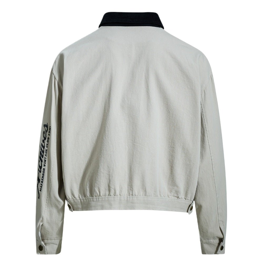 90s Distressed Zip Jacket - Thrashink