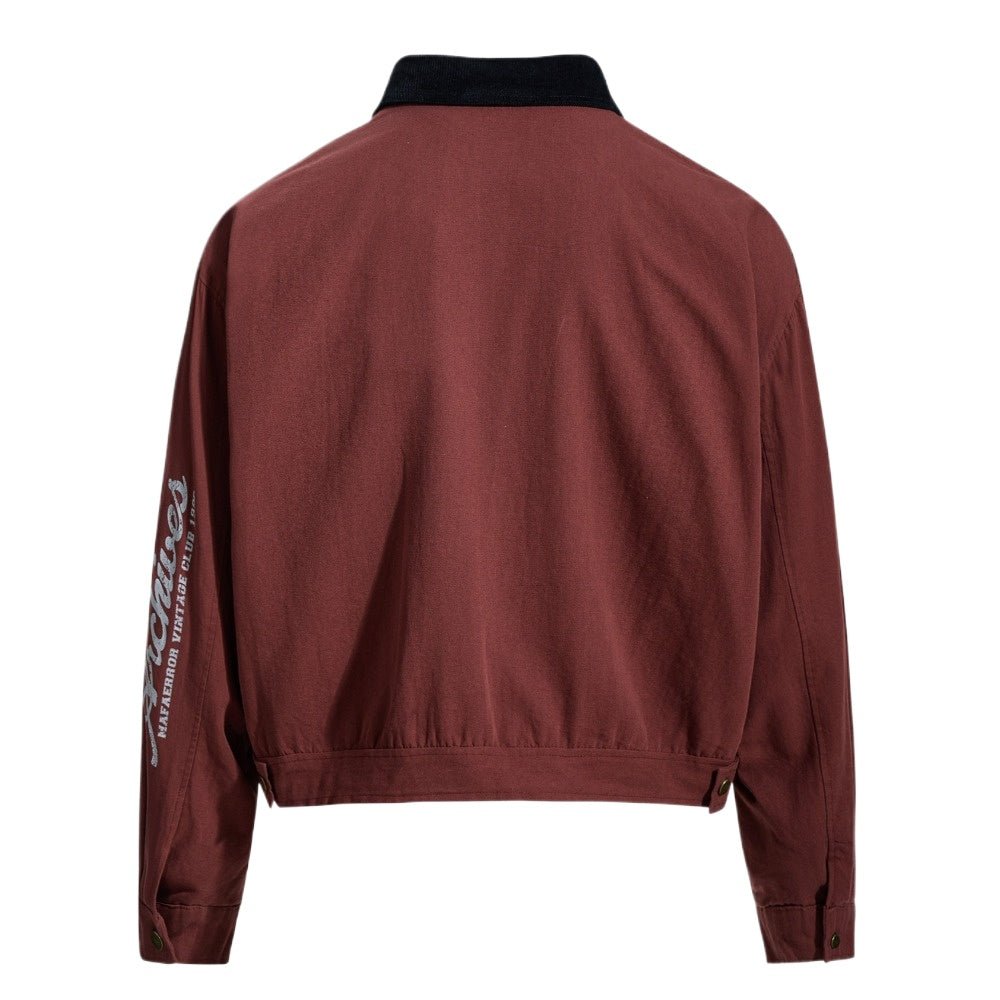 90s Distressed Zip Jacket - Thrashink