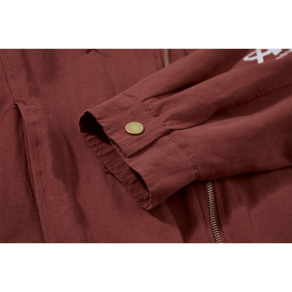 90s Distressed Zip Jacket - Thrashink