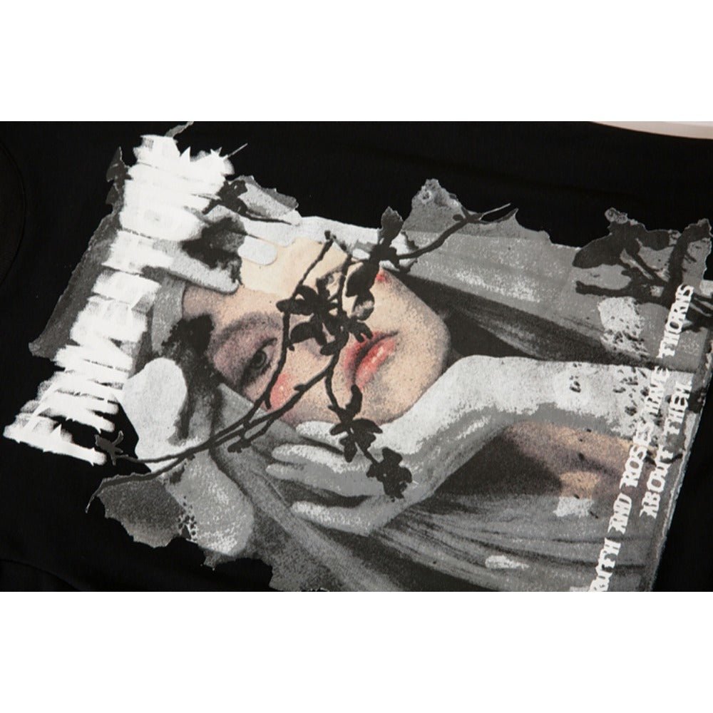 Abi Print Short Sleeve T-Shirt - Thrashink