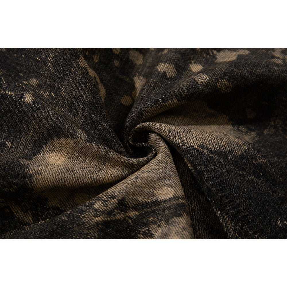 Artistic Ink - Splashed Wide - Leg Jeans - Thrashink