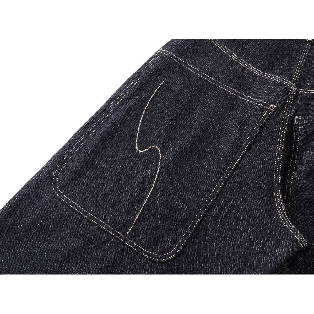 Artistic Stitch Wide - Leg Jeans - Thrashink