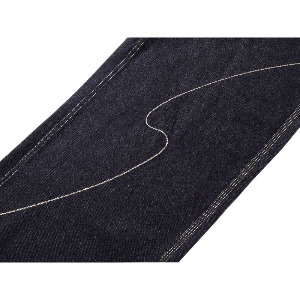 Artistic Stitch Wide - Leg Jeans - Thrashink