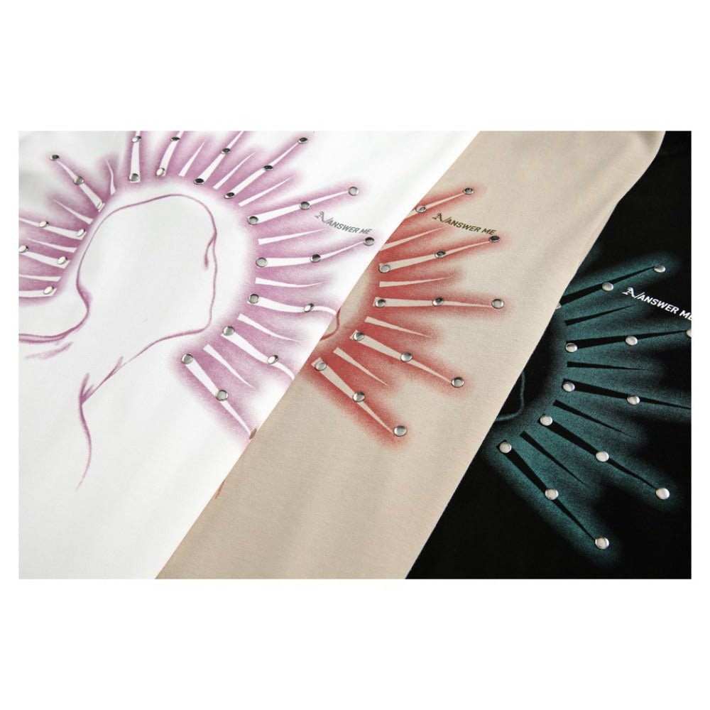 Aura Silhou Printed T-Shirt - Thrashink