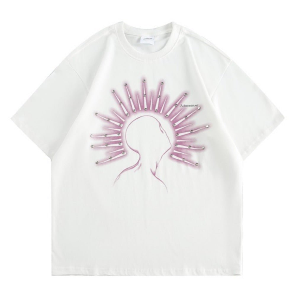 Aura Silhou Printed T-Shirt - Thrashink