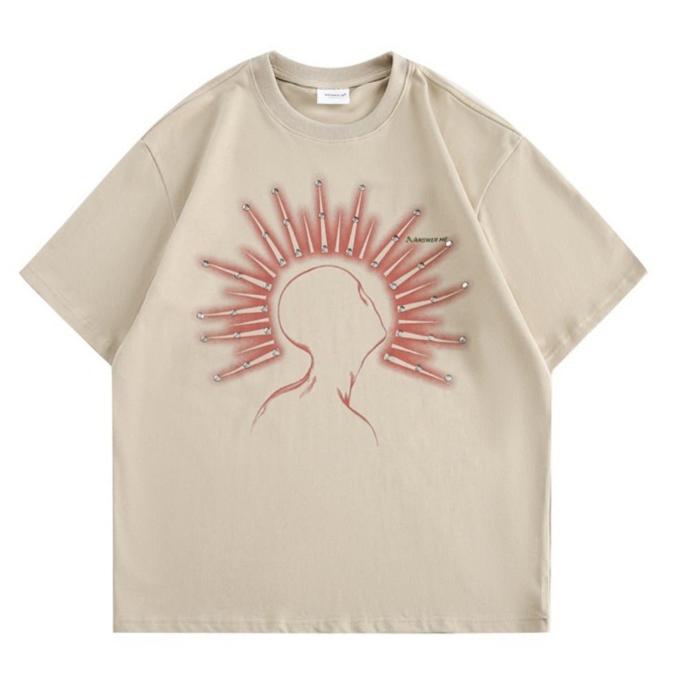 Aura Silhou Printed T-Shirt - Thrashink