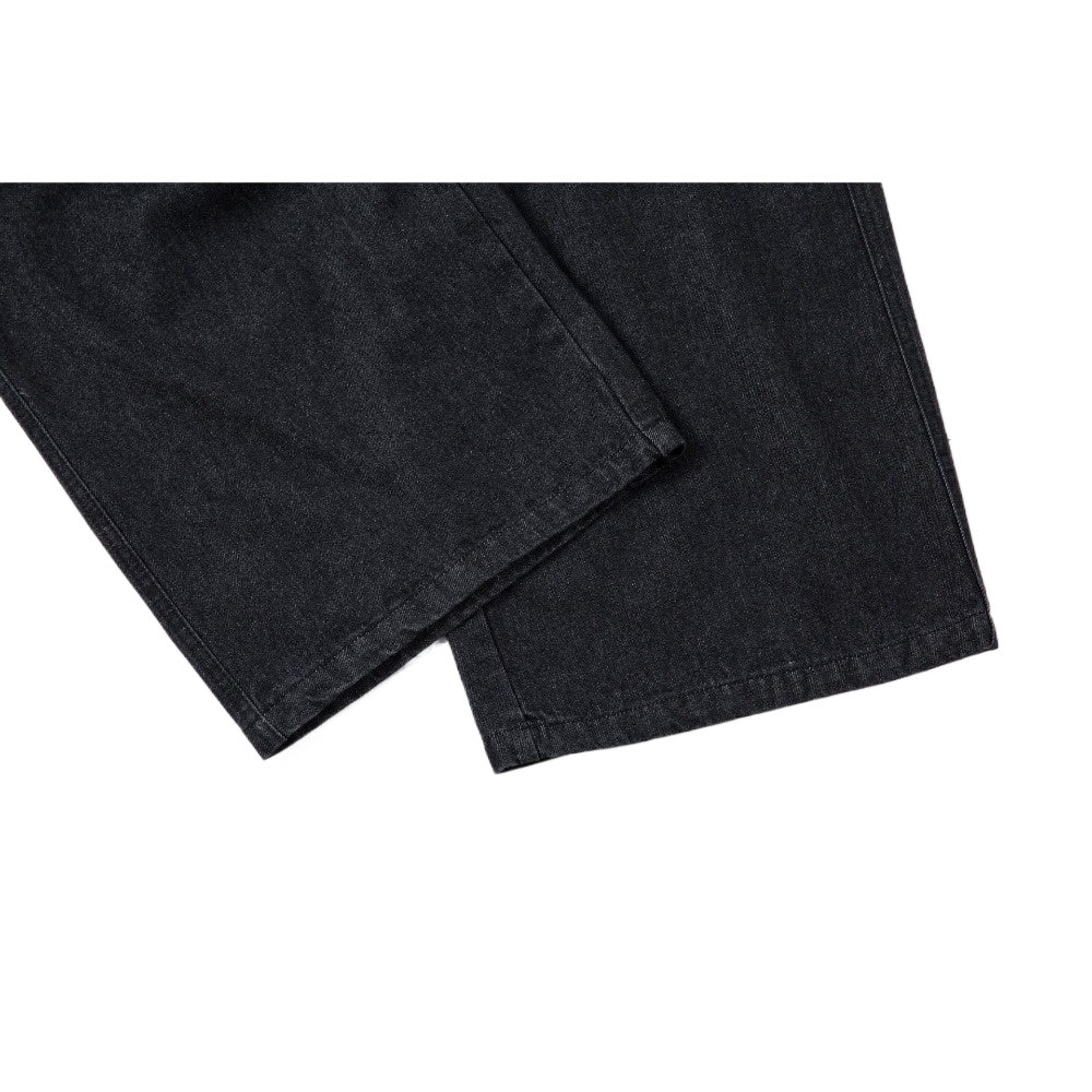 Baggy Patchwork Wide - leg Jeans - Thrashink