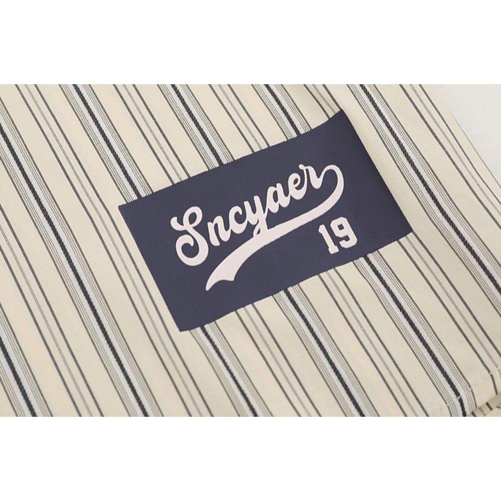 Baseball Puppy Striped T-Shirt - Thrashink