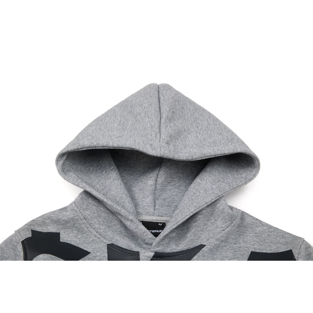 Battle Moment & Hustle Print Hoodie - Thrashink