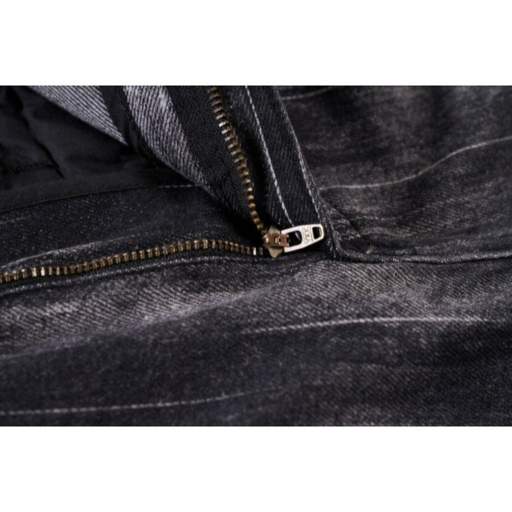 Belted Floral Embroidered Distressed Jeans - Thrashink