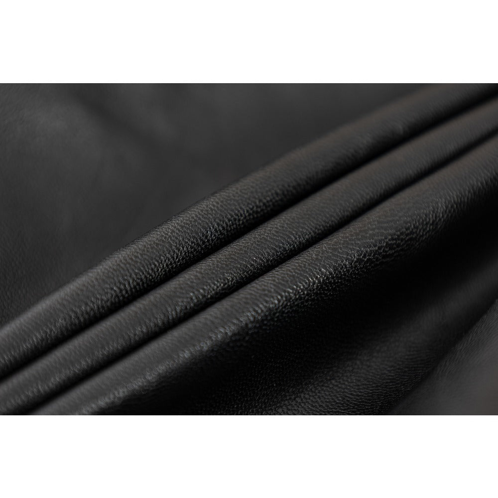 Black Fur - Trimmed Hooded Bomber Jacket - Thrashink