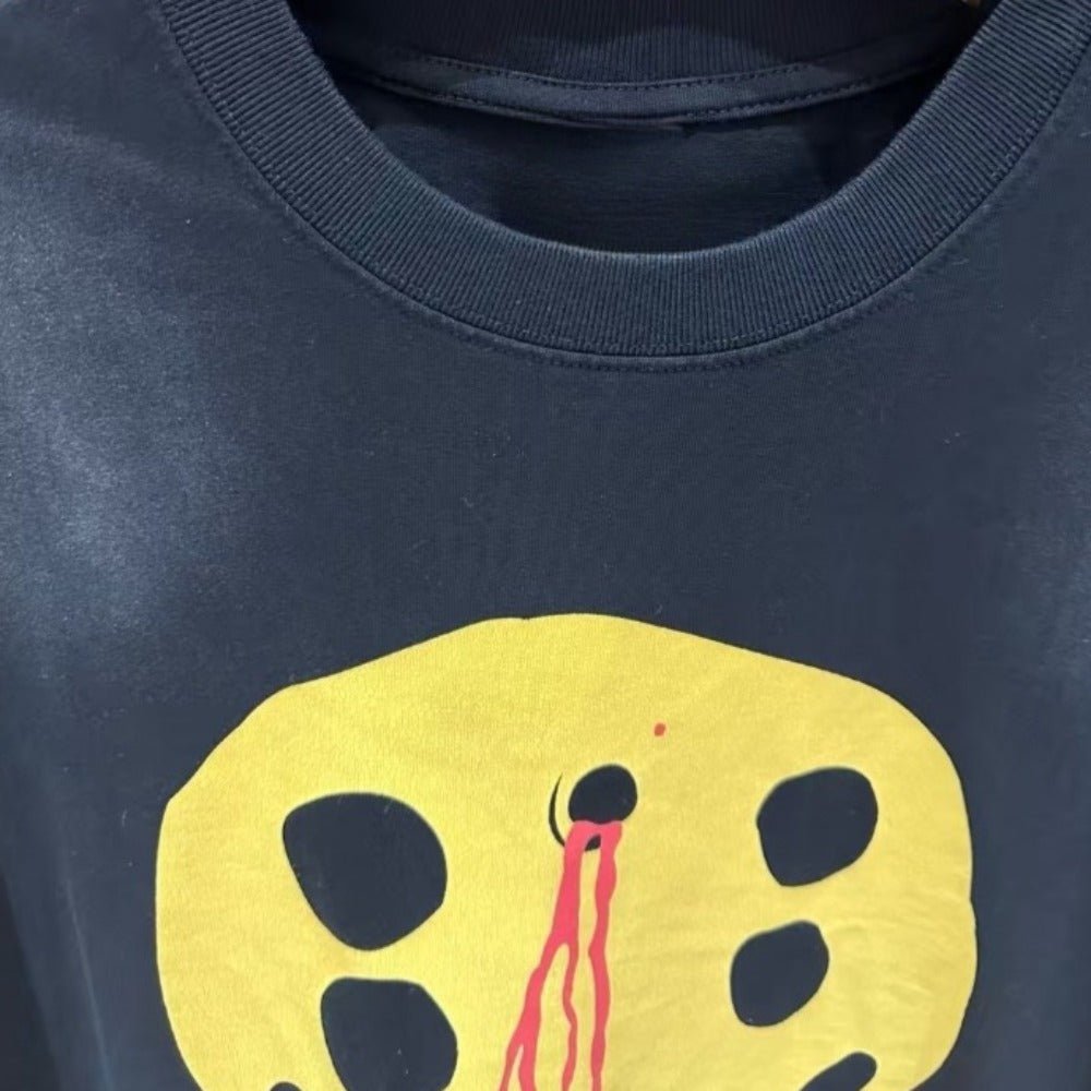 Bleeding Smiley T-Shirt - Thrashink