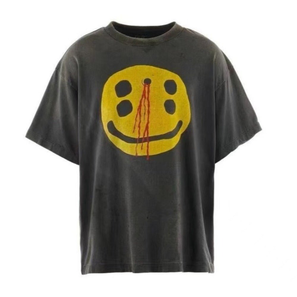 Bleeding Smiley T-Shirt - Thrashink