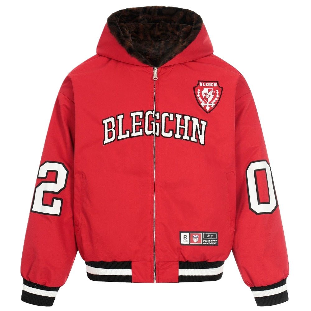 Bleggchn Reversible 2 - in - 1 Hooded Jacket - Thrashink