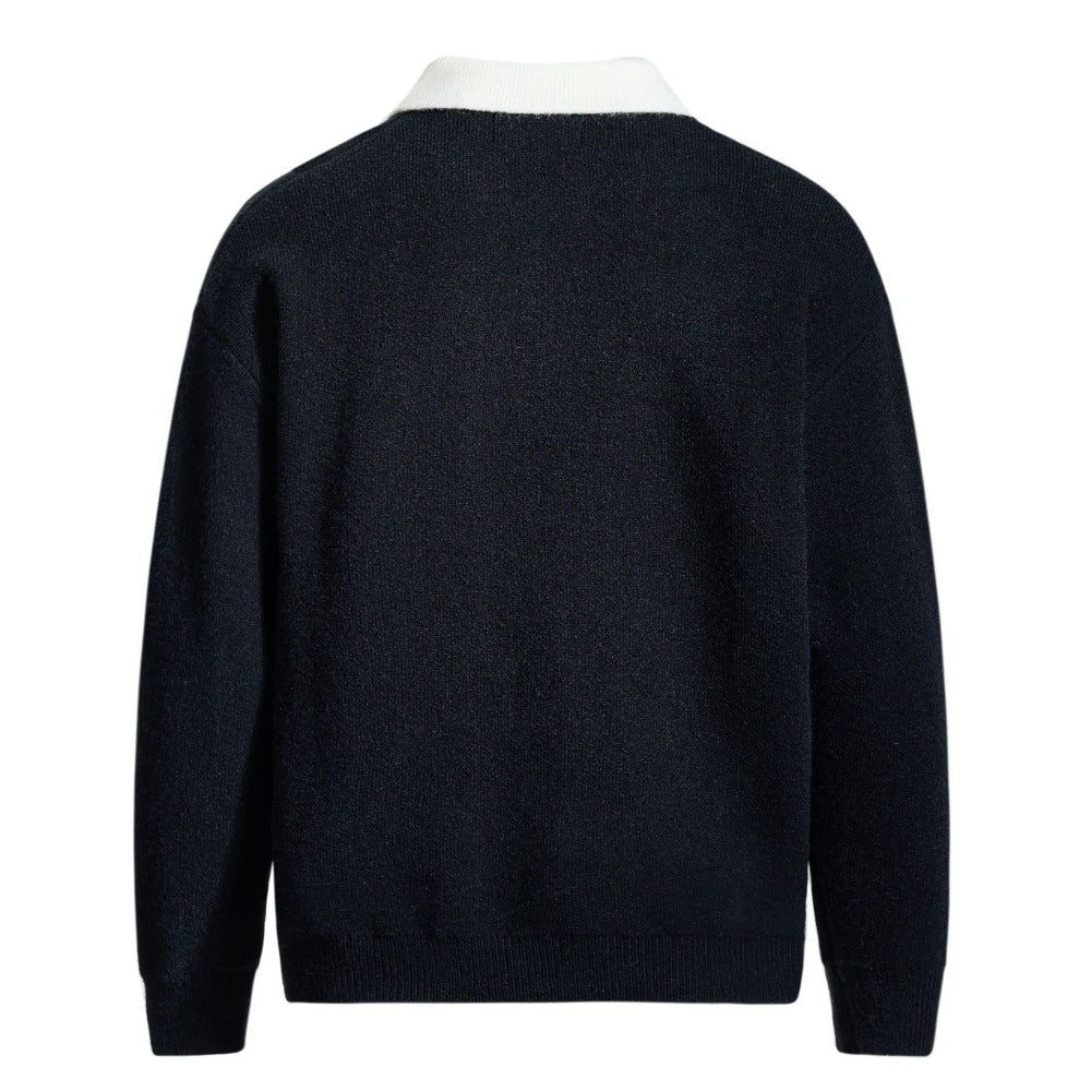 Bloom Polo Knit Sweater - Thrashink
