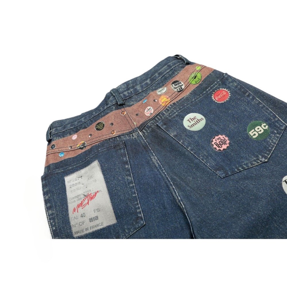 Bottle Cap & Waistband Printed Shorts - Thrashink