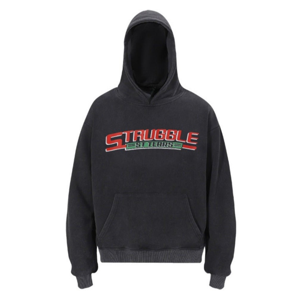 Boxer Duel Graphic Hoodie - Thrashink