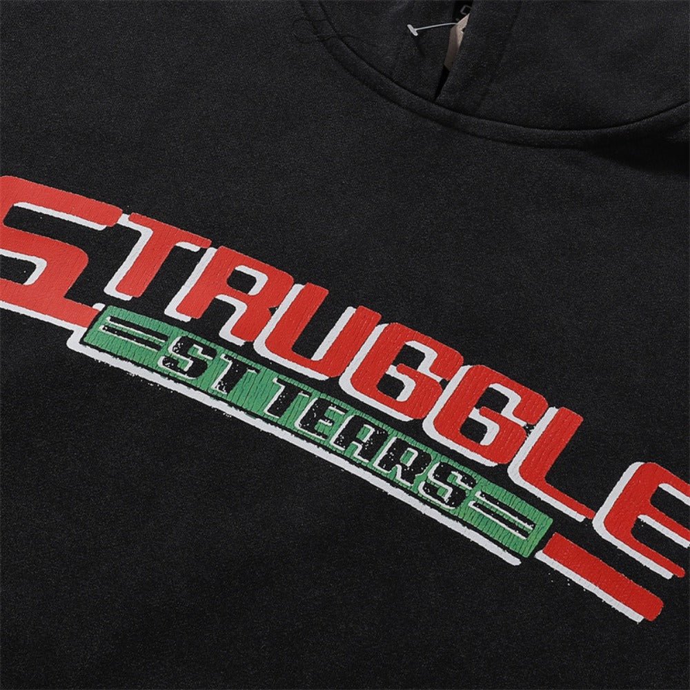 Boxer Duel Graphic Hoodie - Thrashink