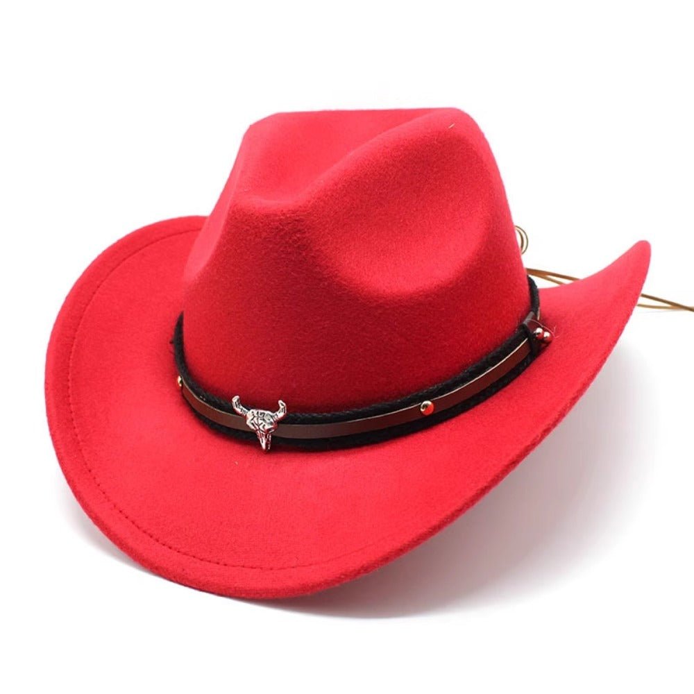 Bull Skull Cowboy Hat - Thrashink