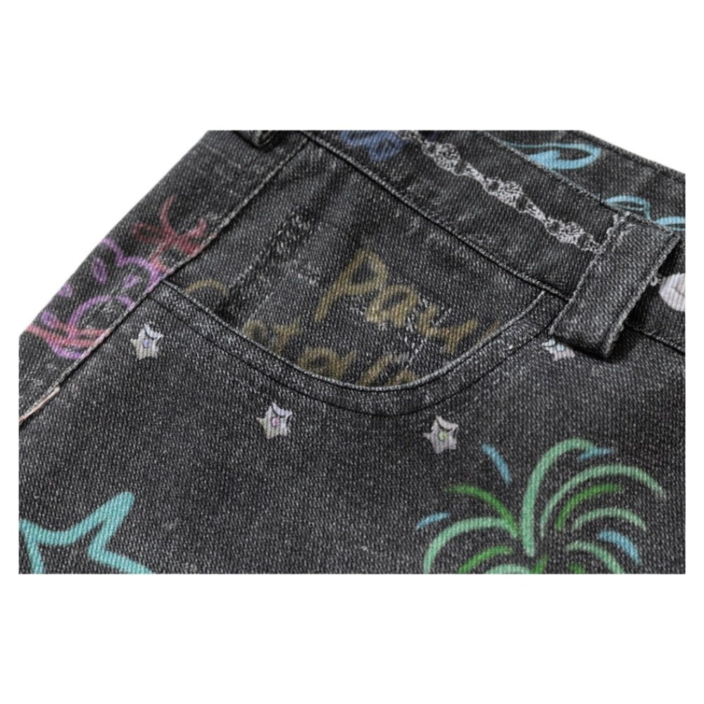 Camouflage Graffiti Cargo Pants - Thrashink