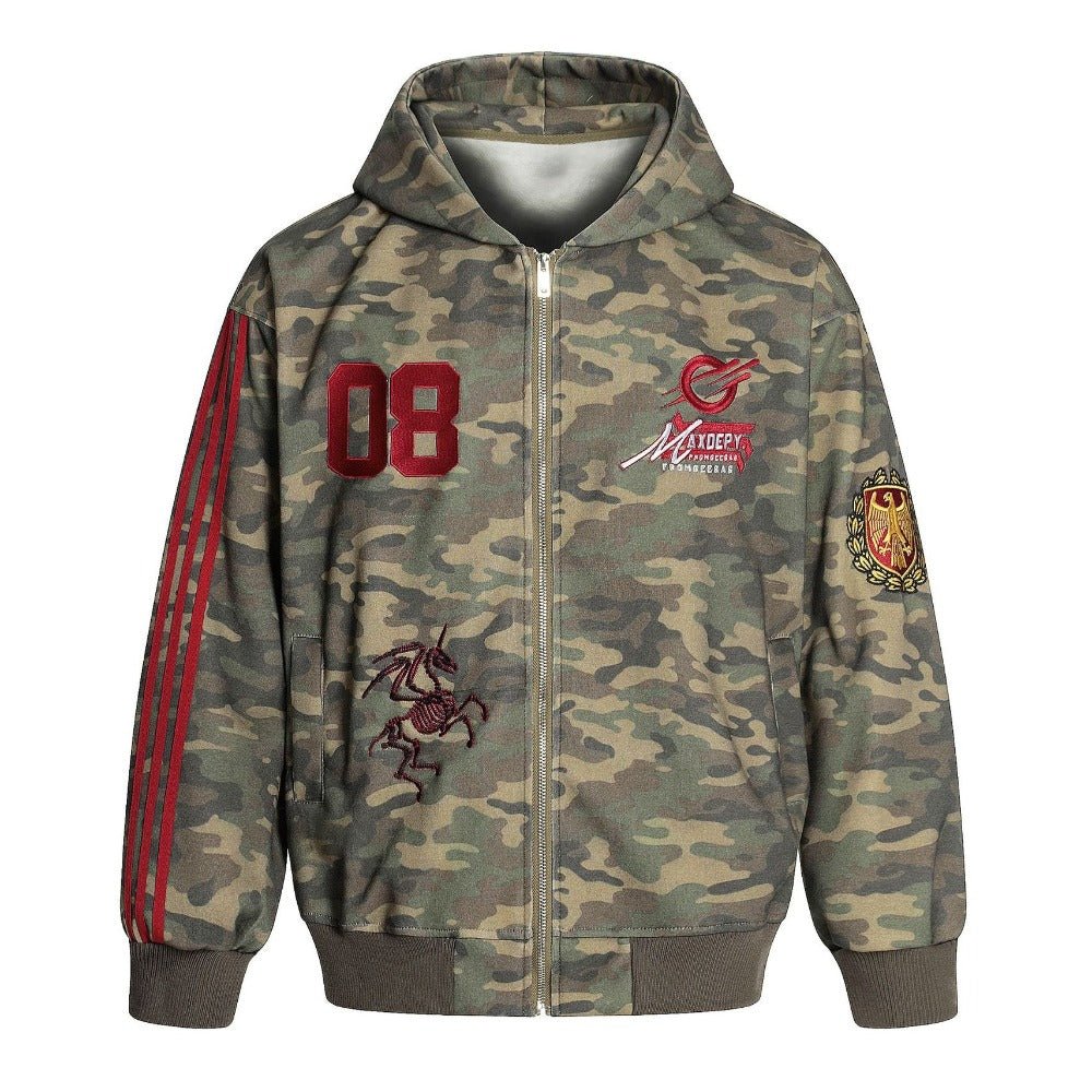 Camouflage Unicorn 08 Hoodies - Thrashink