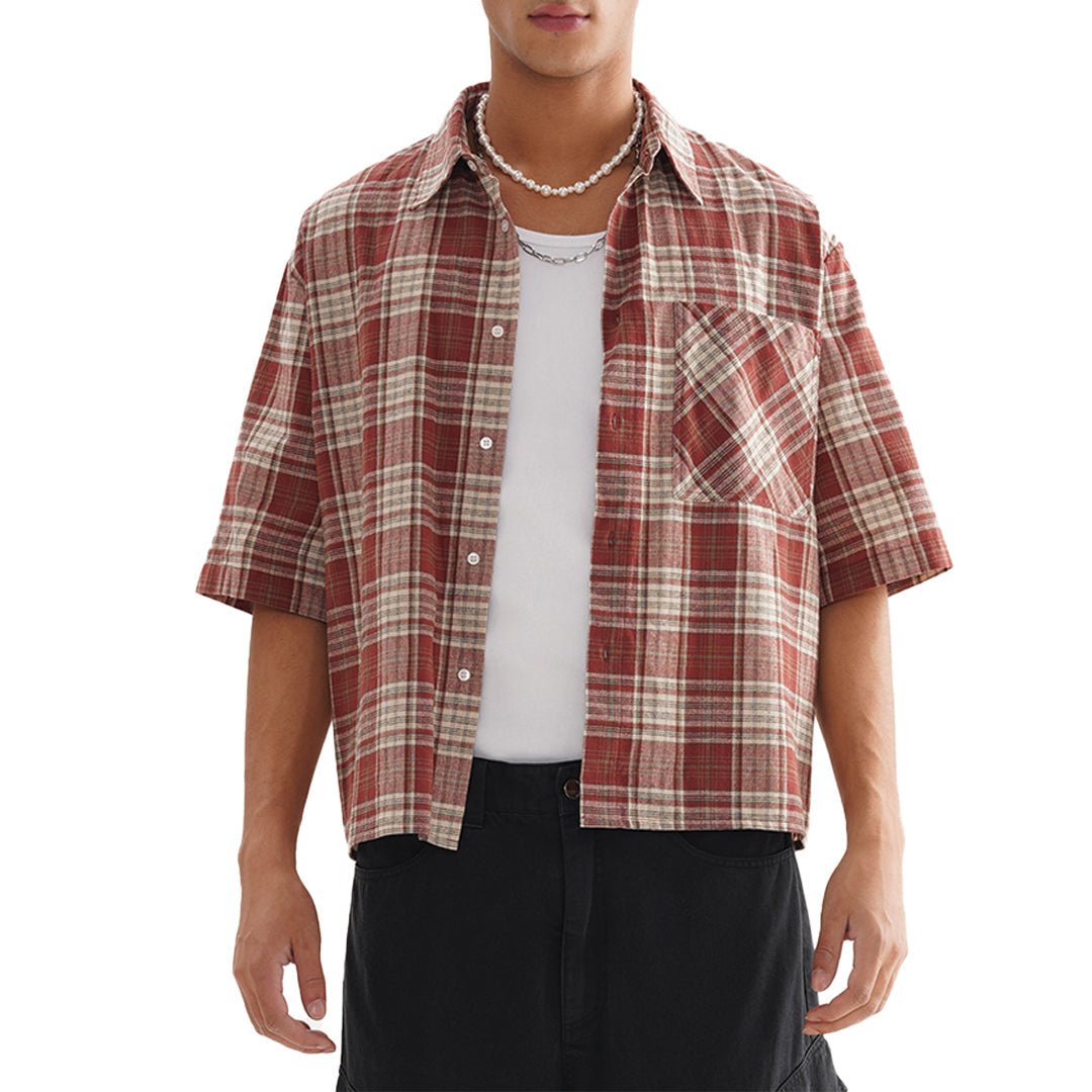 Canyon Plaid Short Sleeve - Thrashink