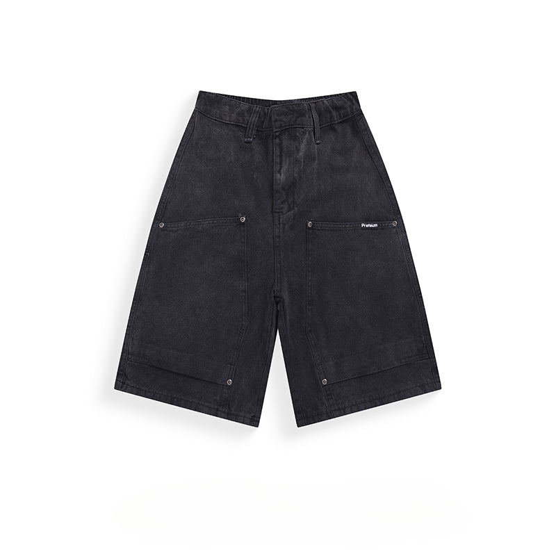 Cargo Lumberjack Loose Pocket Shorts - Thrashink