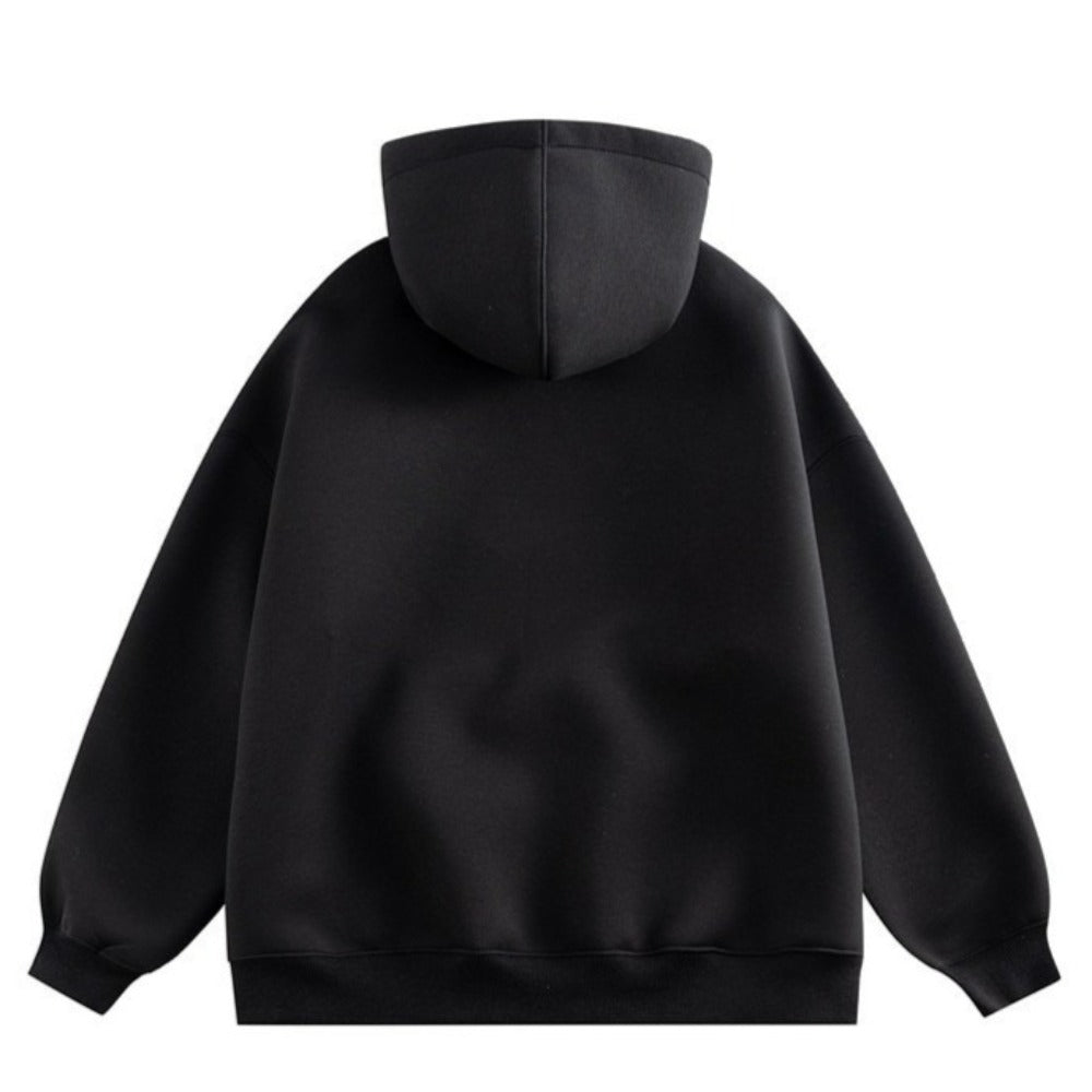 Cartoon Dinosaur Decor Loose Hoodie - Thrashink