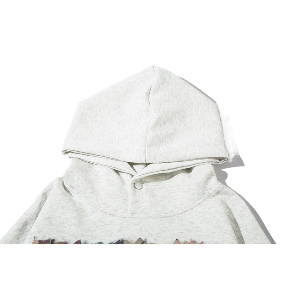 Cartoon Graffiti Print Art Hoodie - Thrashink