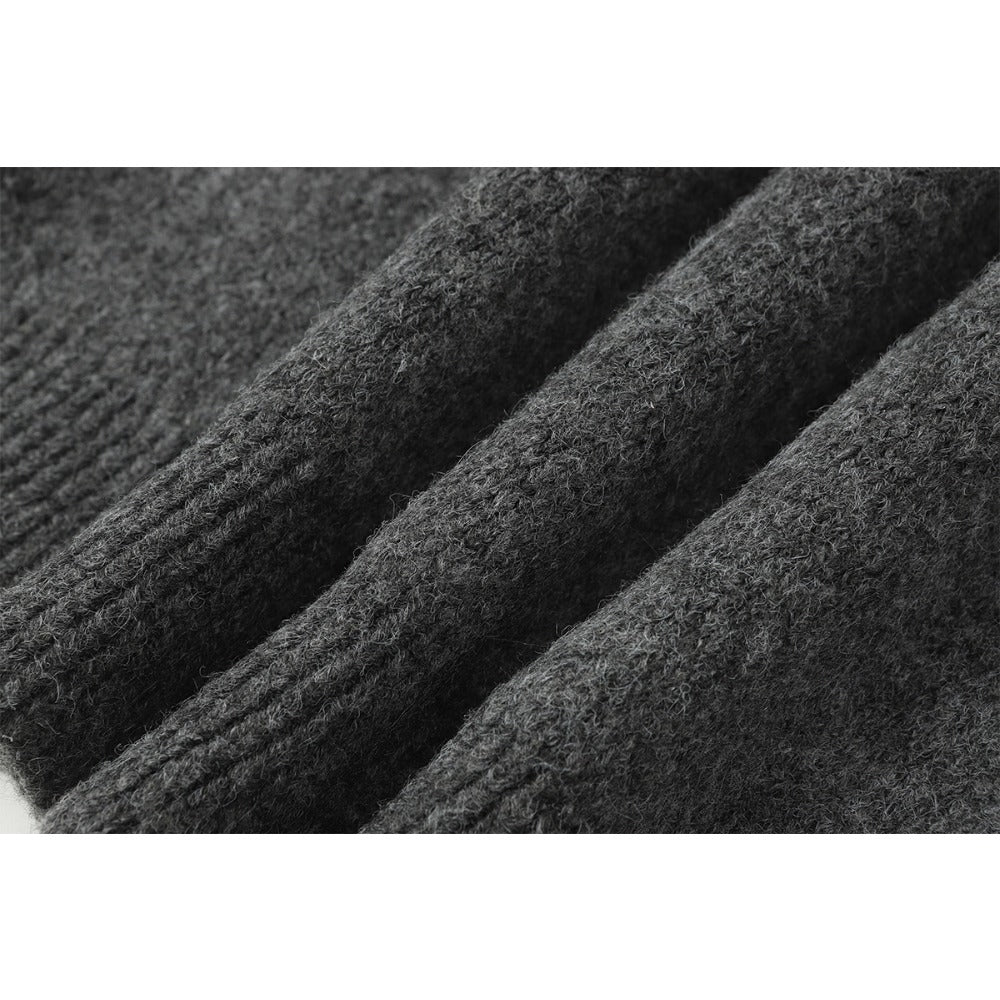 Casual Hooded Knit Hoodie - Thrashink