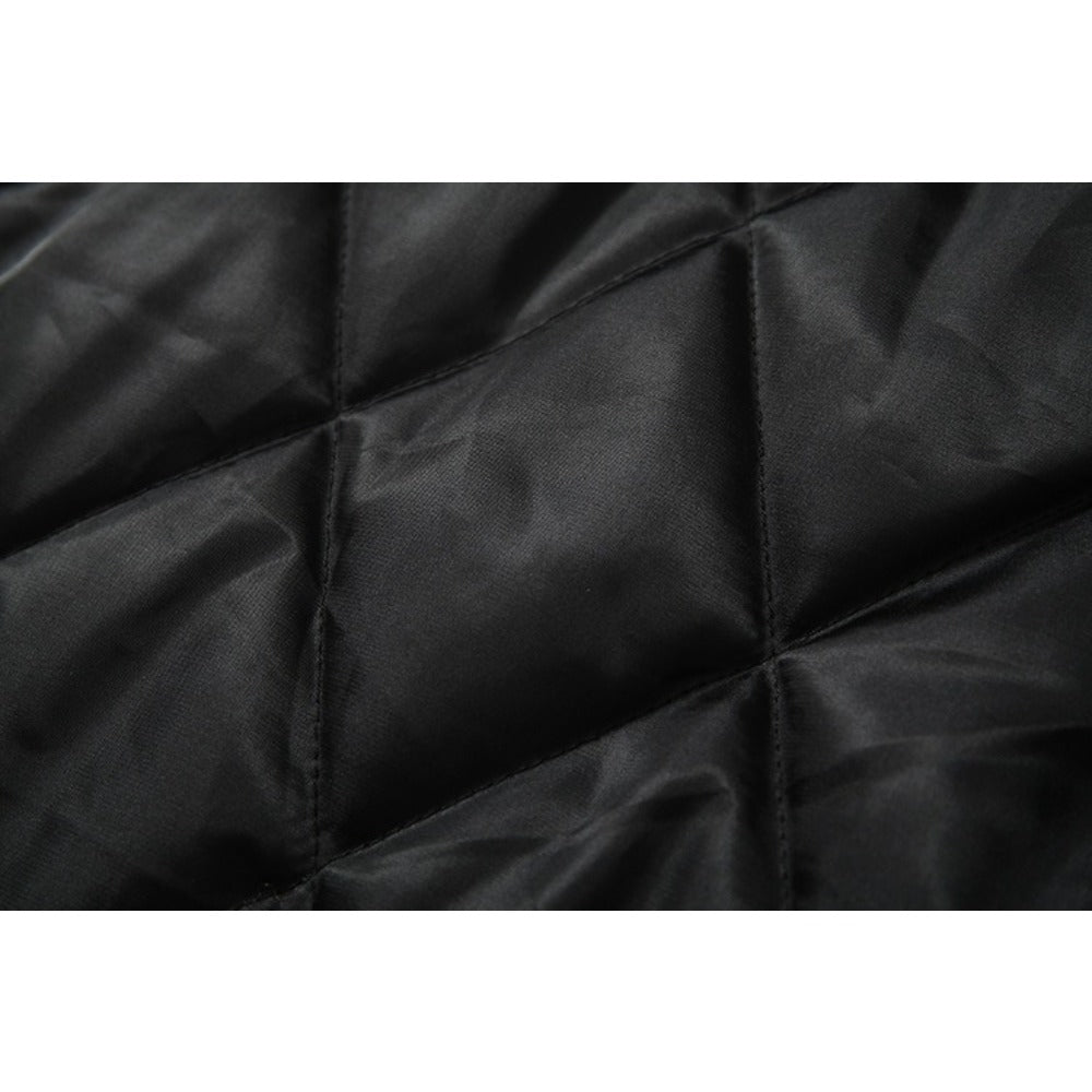 Cat Graphic Gradient Baseball Cotton Jacket - Thrashink