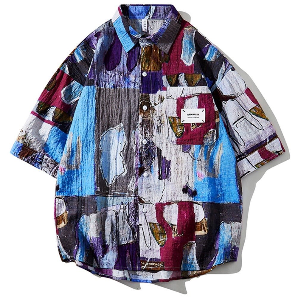 Chaos Color Graffiti Shirt - Thrashink
