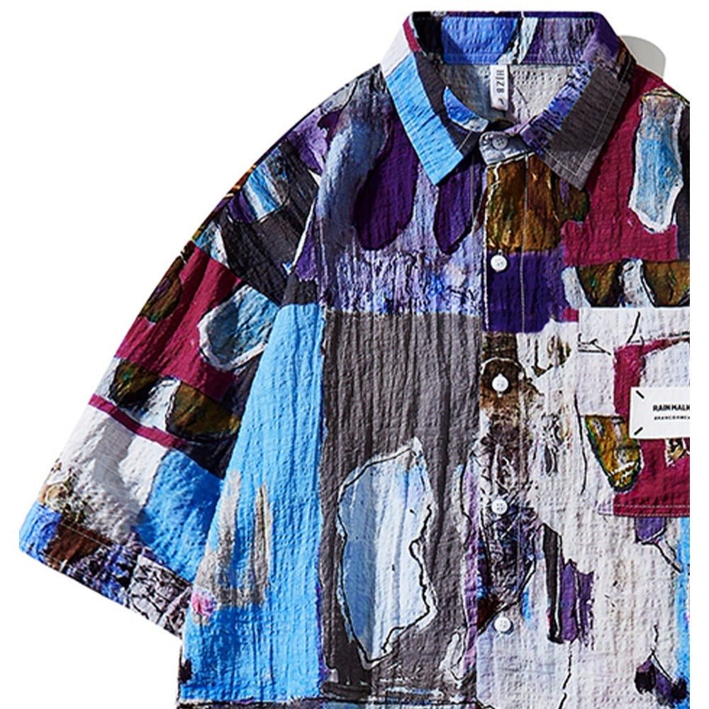 Chaos Color Graffiti Shirt - Thrashink
