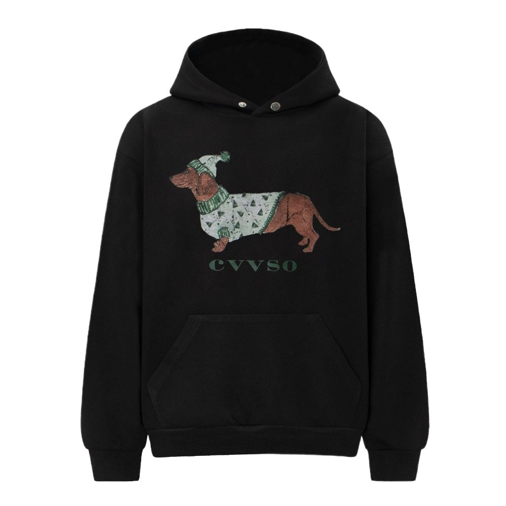Christmas Dachshund Hoodie - Thrashink