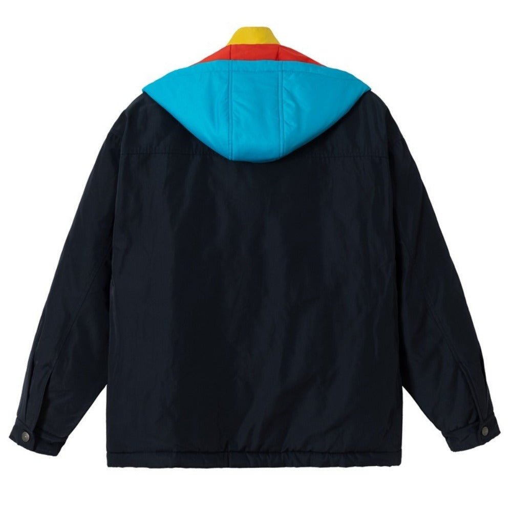 Chromatic Fusion Multi - Layered Workwear Jacket - Thrashink