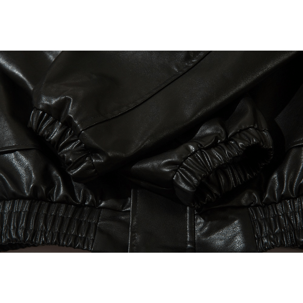 Cityloco Vintage Embroidered Leather Jacket - Thrashink