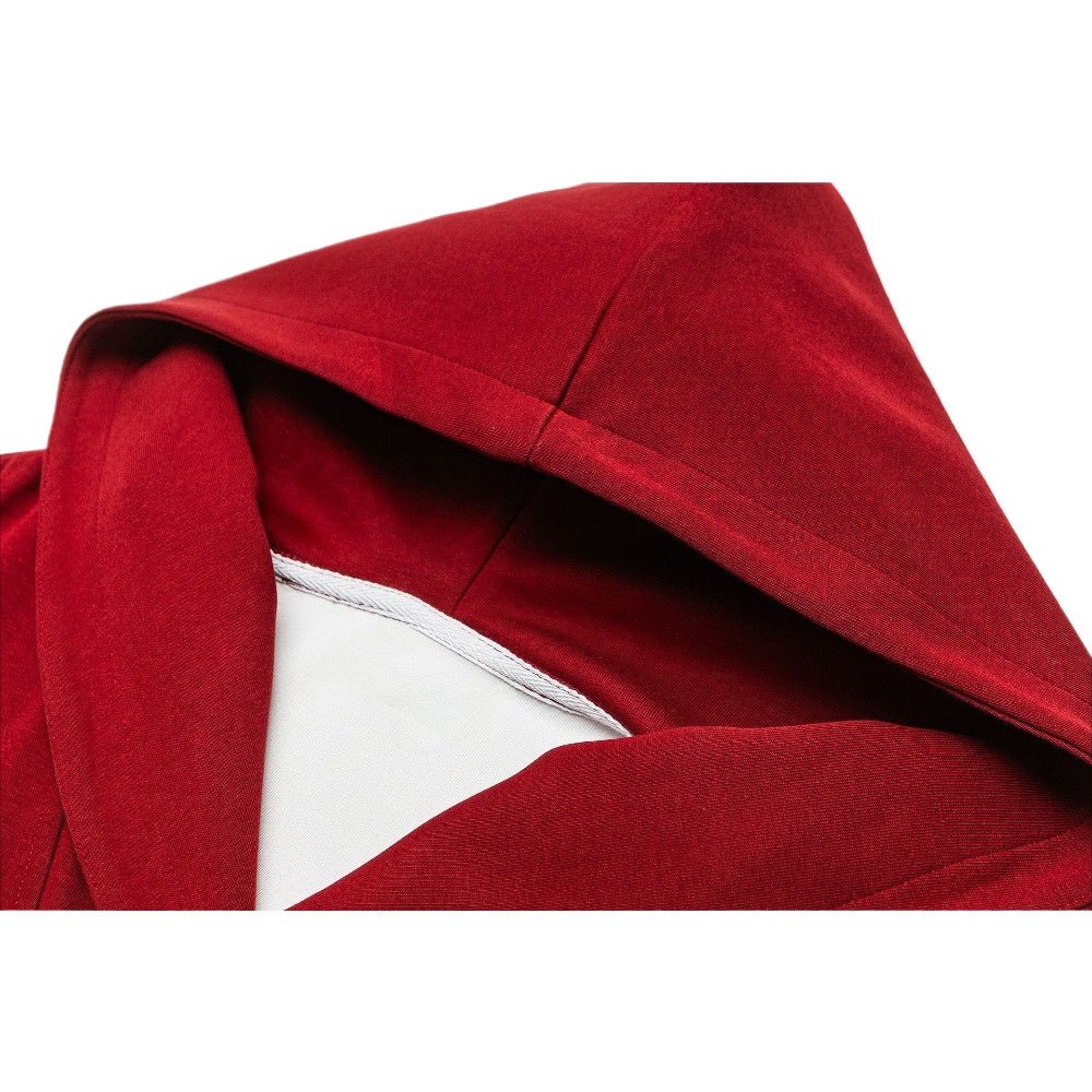 College - style Embroidered Patch Hoodie - Thrashink