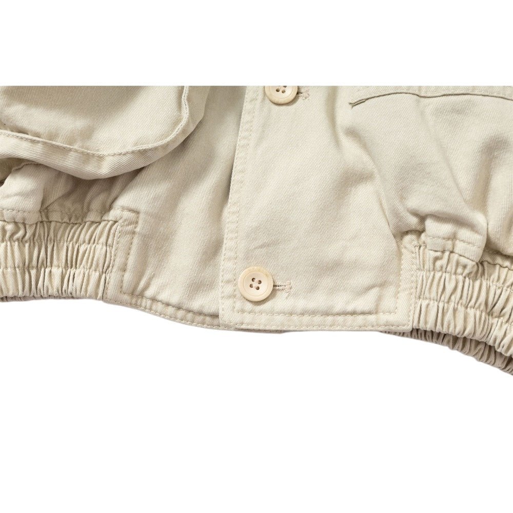Color - Blocked Multi - Pocket Work Jacket - Thrashink