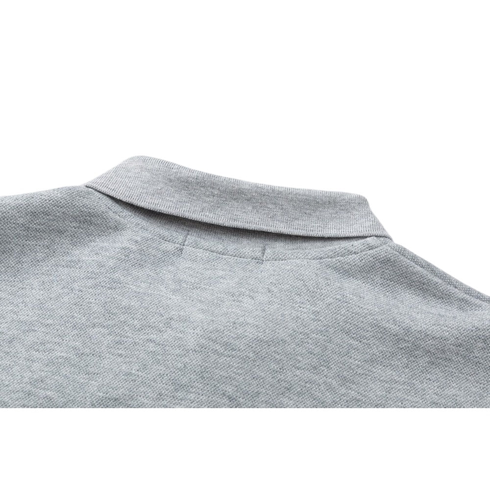 Colorful Button Accent Polo Shirt - Thrashink