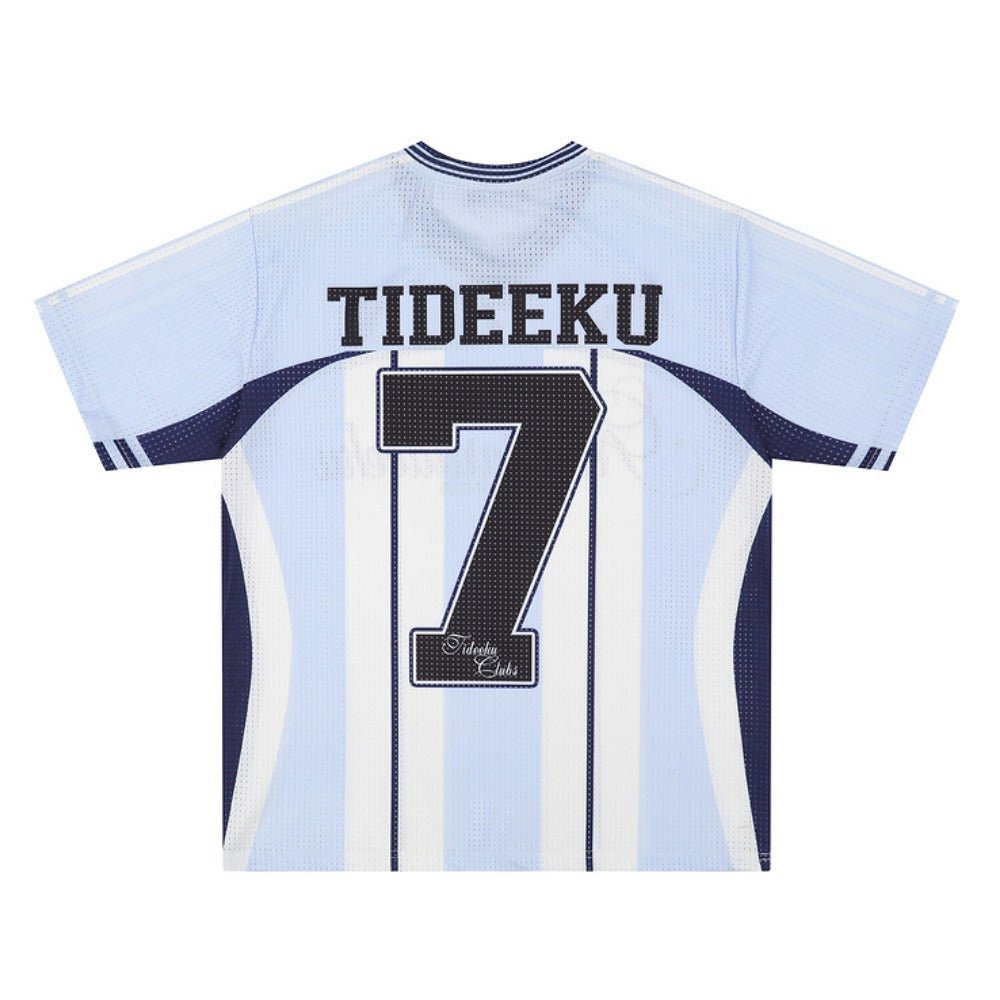 Contrast No.7 Jersey T-Shirt - Thrashink