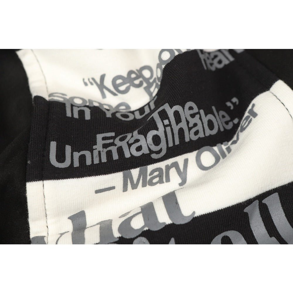 Contrast Patch Zip - Up Hoodie - Thrashink