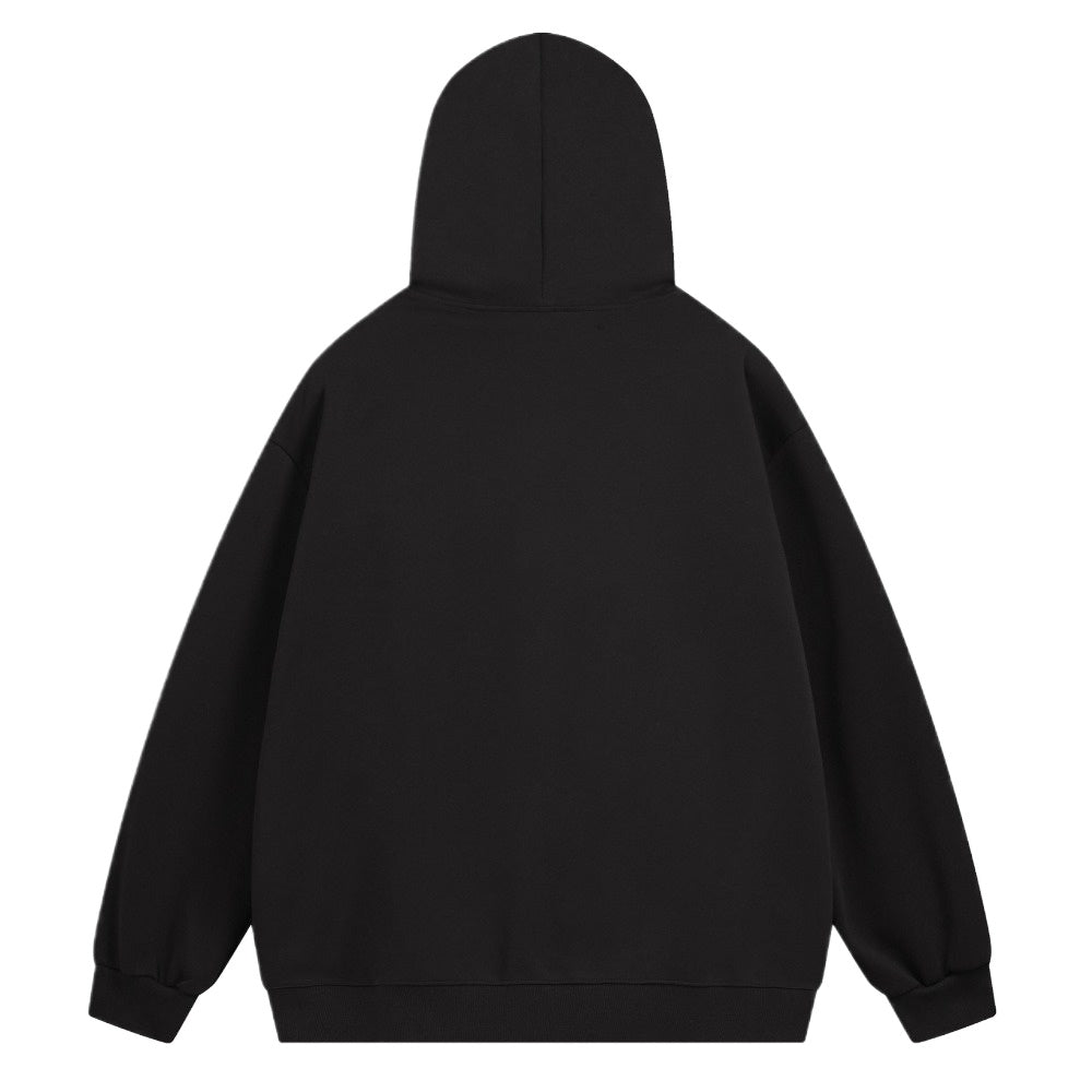 Creative Badge Graphic Hoodie - Thrashink