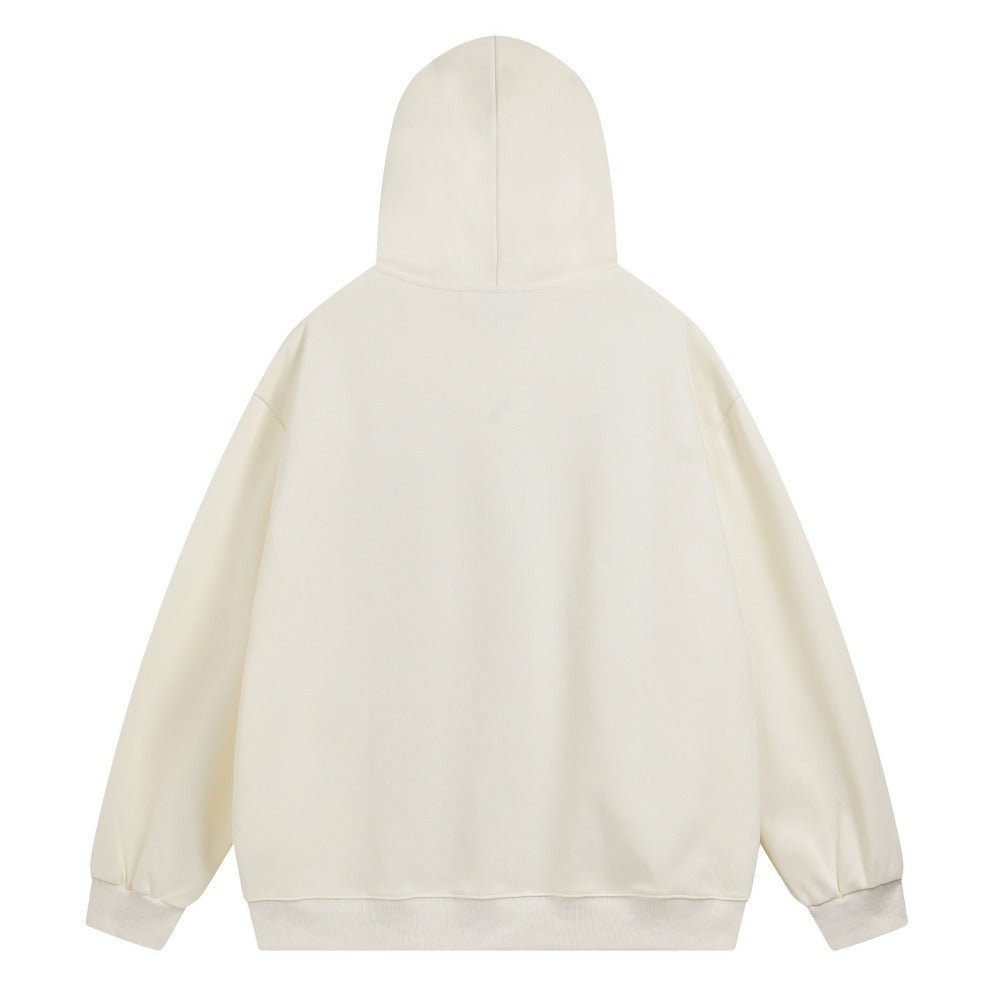 Creative Badge Graphic Hoodie - Thrashink